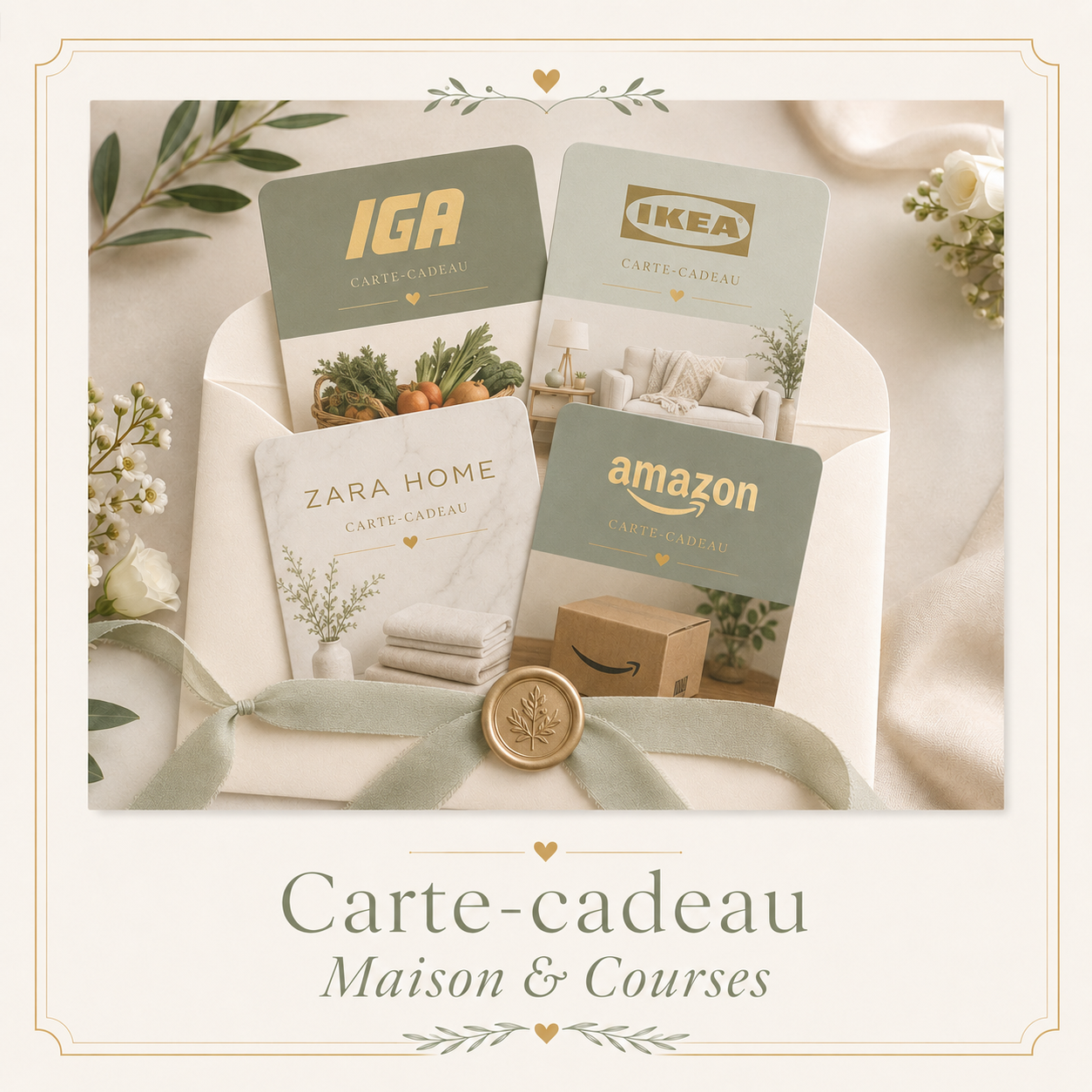 Carte-cadeau — Nos essentiels du quotidien